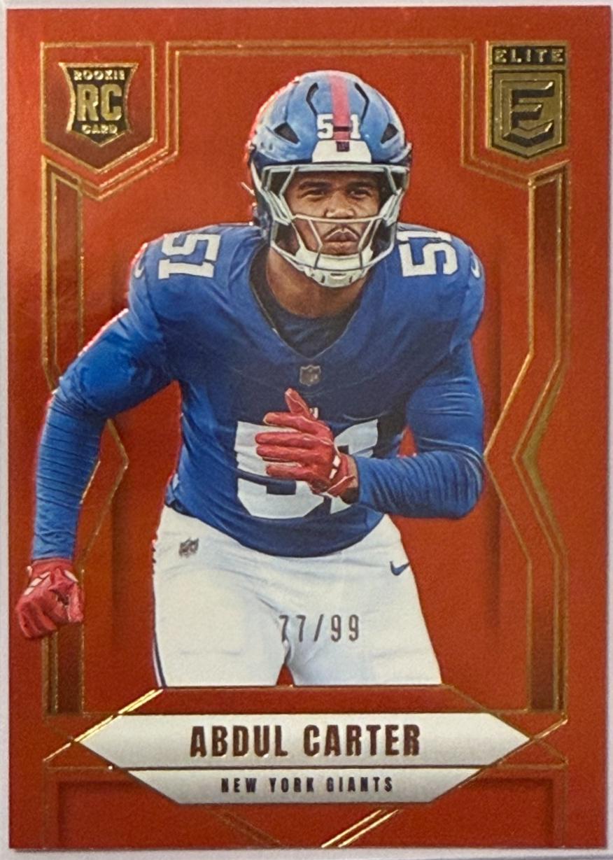 Abdul Carter [Red] #111 Prices | 2025 Panini Donruss Elite | Football Cards