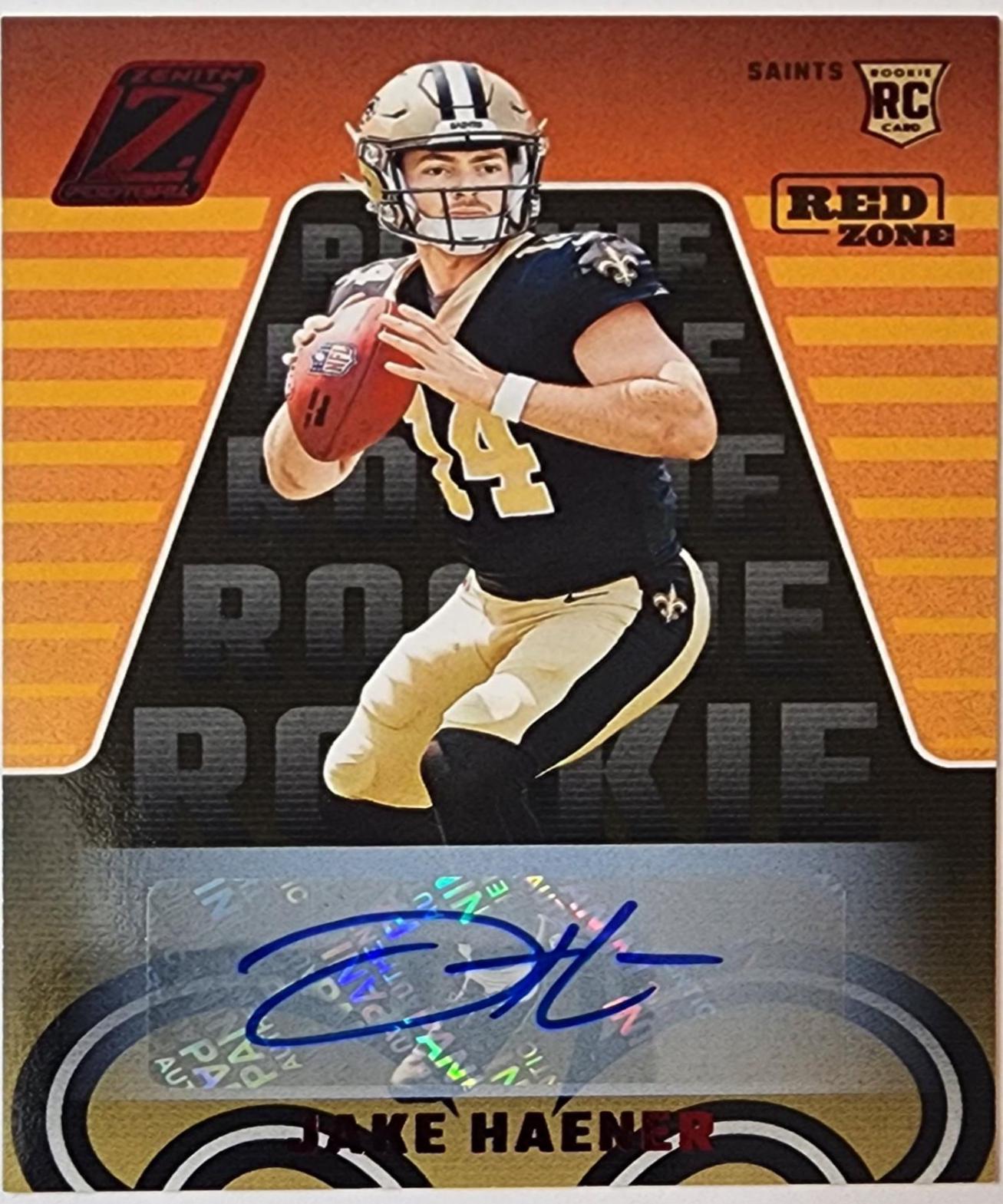 Jake Haener #145 Football Cards 2023 Panini Zenith Rookie Autograph