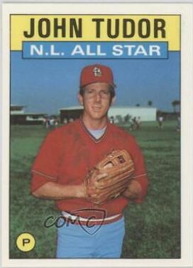 John Tudor #710 Baseball Cards 1986 Topps Tiffany