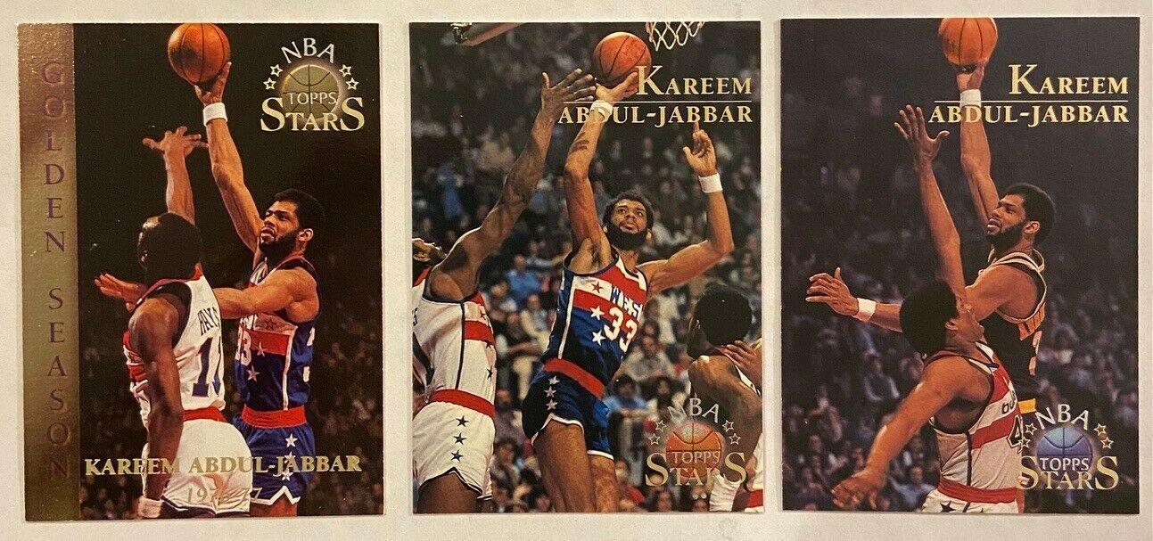 Kareem Abdul Jabbar #51 Basketball Cards 1996 Topps Stars