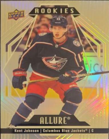 Kent Johnson #144 Hockey Cards 2022 Upper Deck Allure