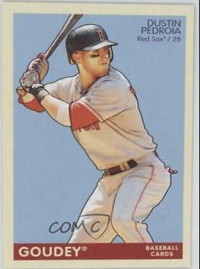 Dustin Pedroia #27 Baseball Cards 2009 Upper Deck Goudey