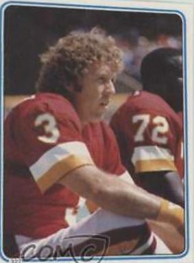 Mark Moseley #327 1983 Topps Stickers Football