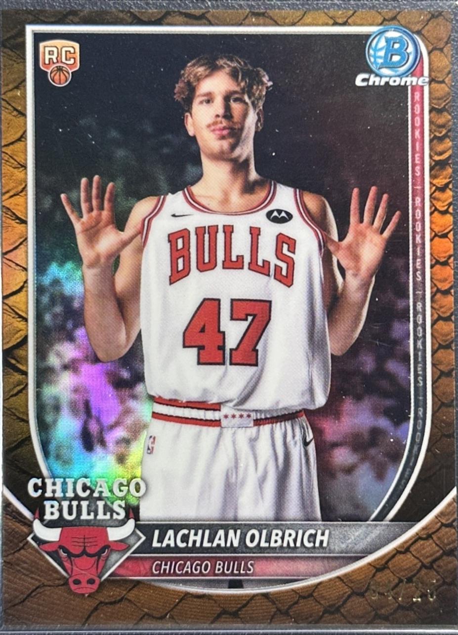 Lachlan Olbrich [Reptilian Orange Refractor] #BCV-51