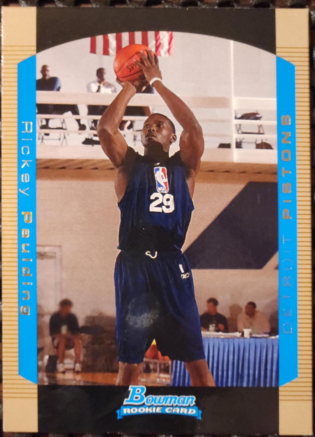 Rickey Paulding #131 Basketball Cards 2004 Bowman