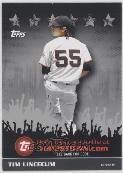 Tim Lincecum #TTT-22 Baseball Cards 2009 Topps Toppstown