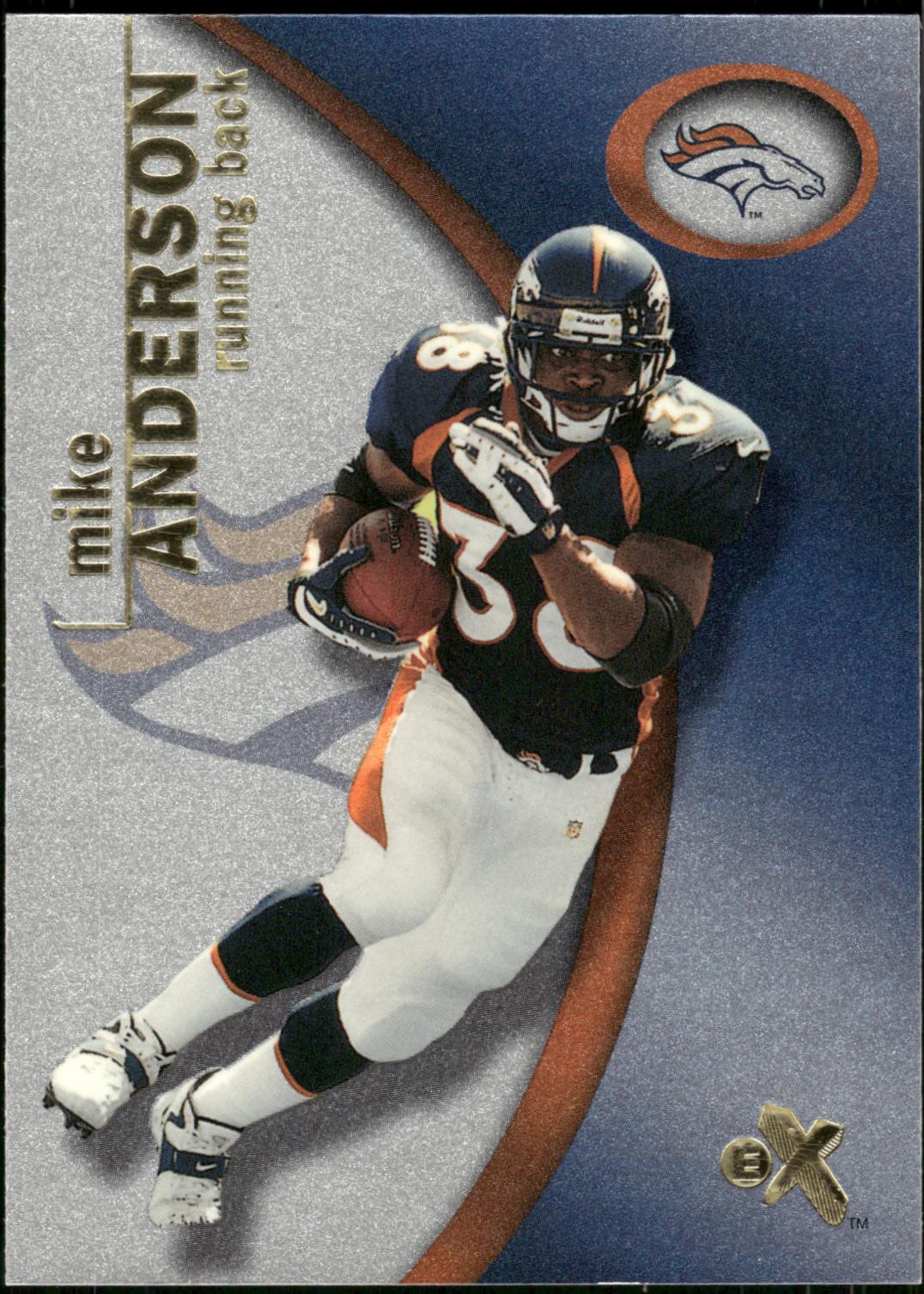 Mike Anderson #36 2001 Fleer E X Football