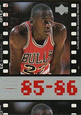 Michael Jordan #9 Basketball Cards 1998 Upper Deck MJ Living Legend