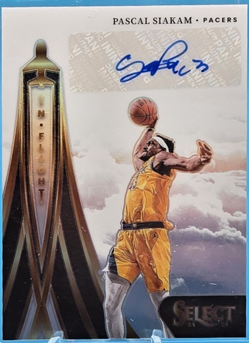 Pascal Siakam #IFS-PAS 2024-25 Panini Select Basketball In Flight Signatures