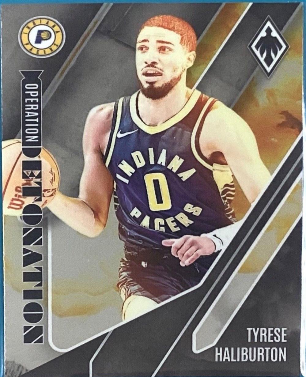 Tyrese Haliburton #1 Basketball Cards 2023 Panini Phoenix Operation Detonation