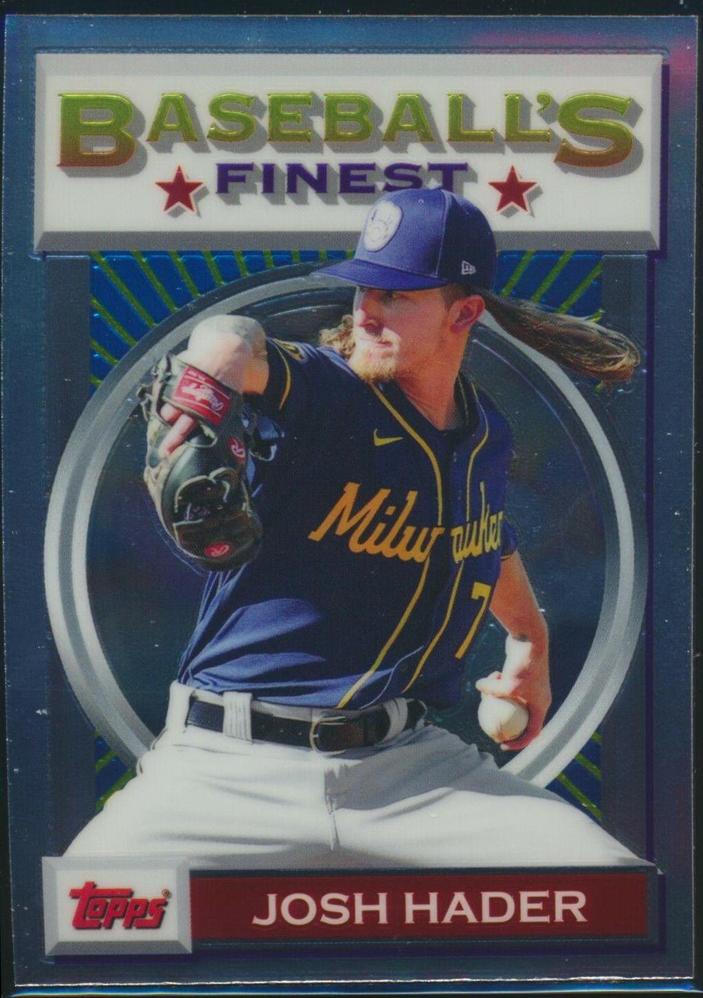Josh Hader #185 2020 Topps Finest Flashbacks Baseball