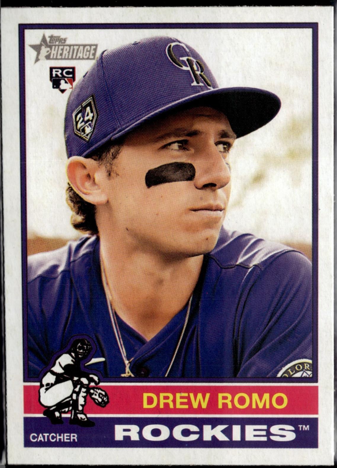 Drew Romo #386 Baseball Cards 2025 Topps Heritage