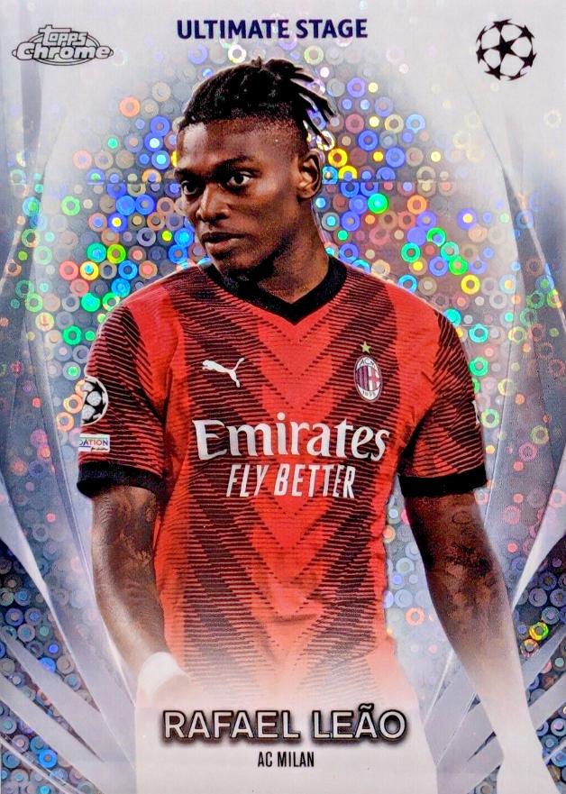 Rafael Leao #USC-1 Soccer Cards 2023 Topps UEFA Club Ultimate Stage