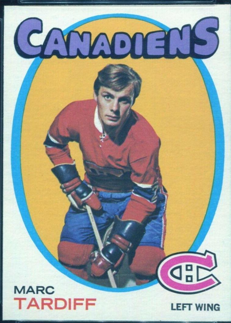 Marc Tardiff #29 Hockey Cards 1971 Topps