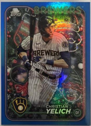 Christian Yelich [Blue Metallic Glitter] #H140