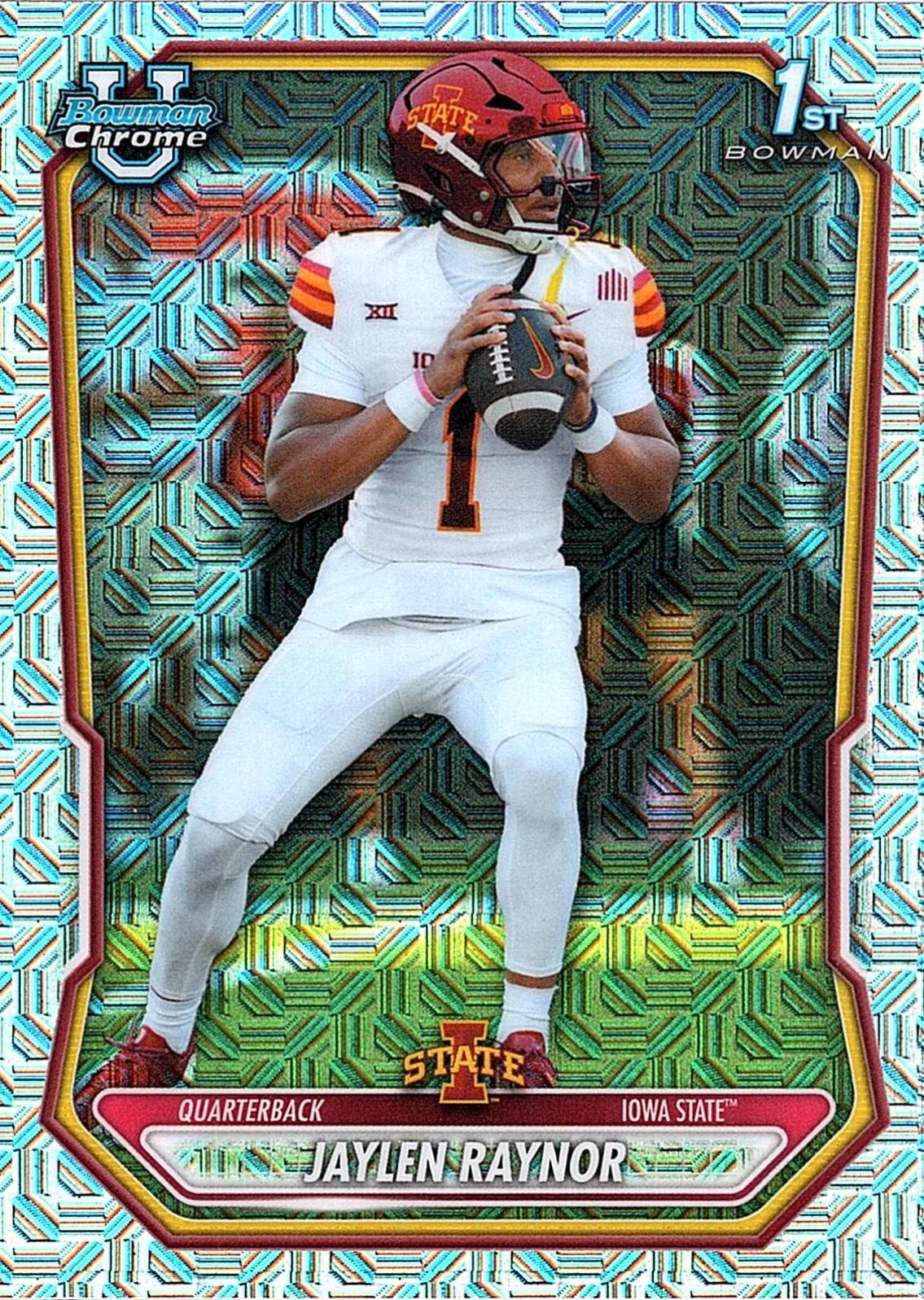 Jaylen Raynor #BCP-11 2026 Bowman Chrome Prospect Football