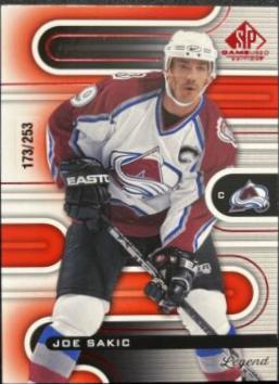 Joe Sakic #141 2022-23 SP Game Used Hockey
