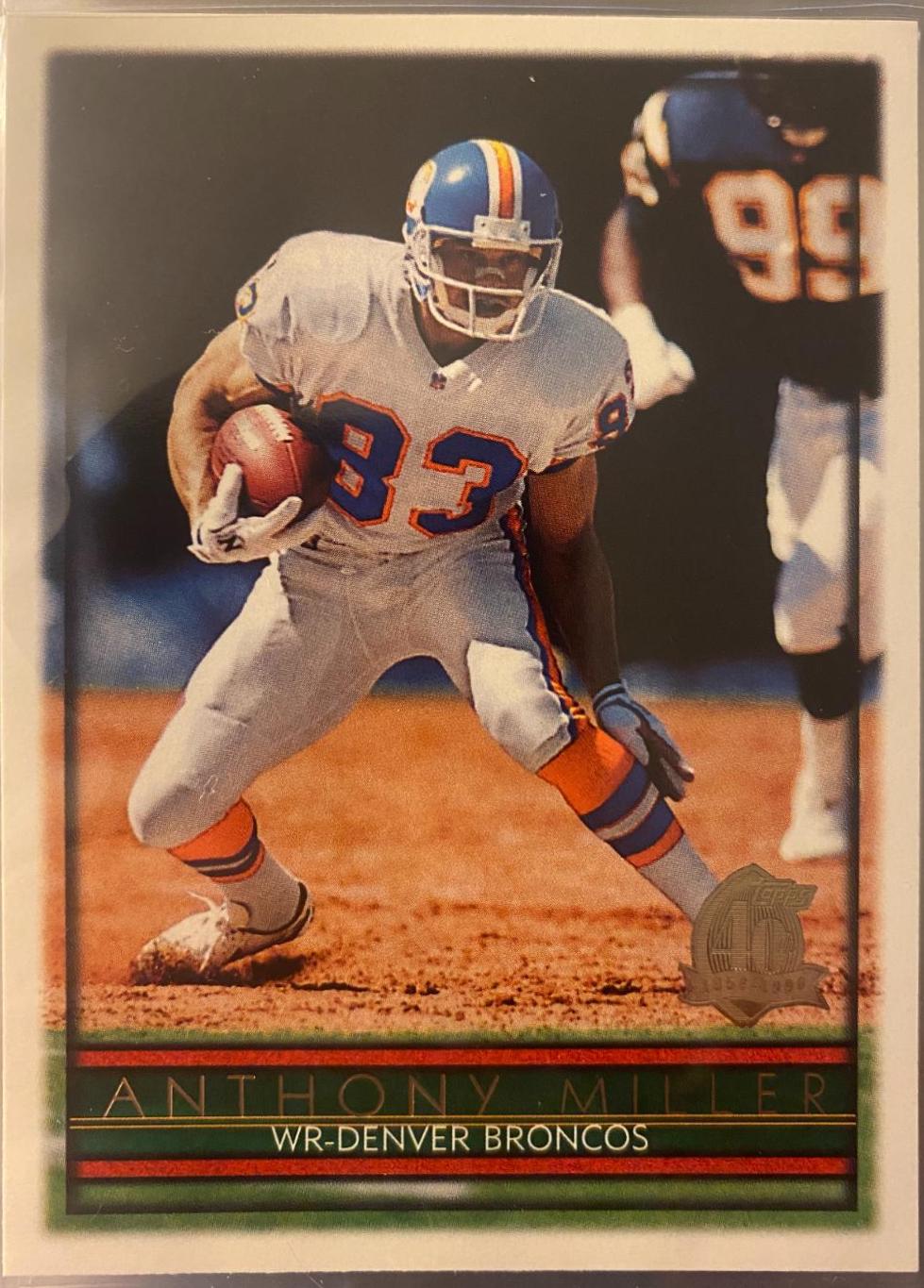 Anthony Miller #16 Football Cards 1996 Topps
