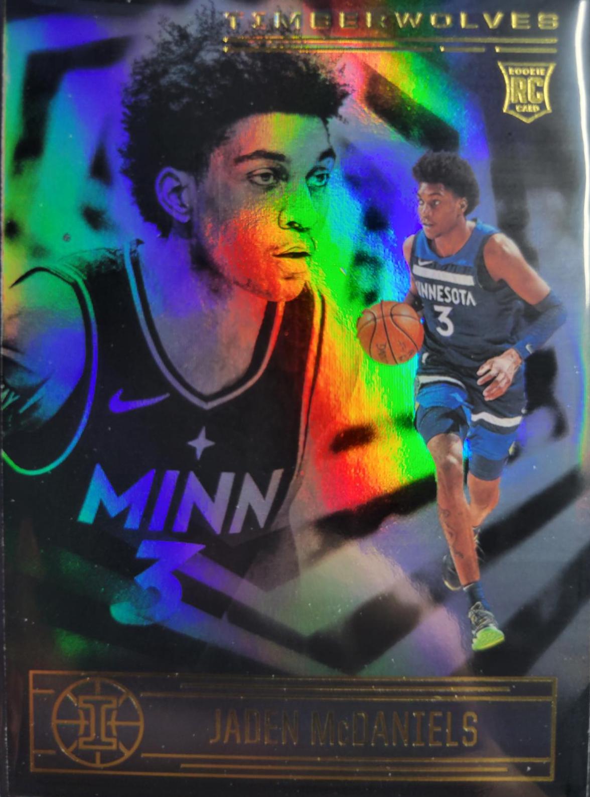 Jaden McDaniels #173 Basketball Cards 2020 Panini Illusions