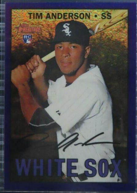 Tim Anderson [Chrome Purple Refractor] #674