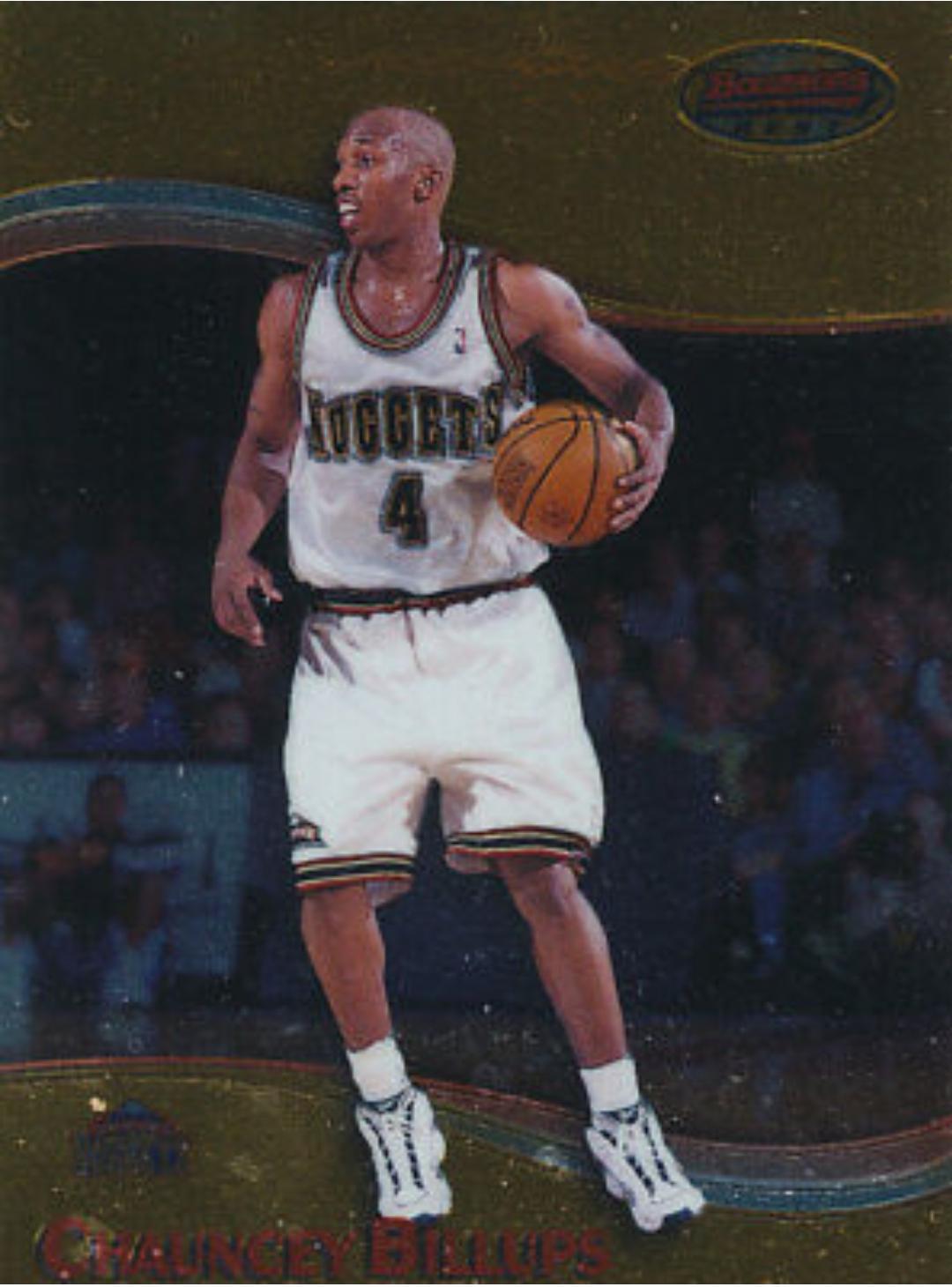 Chauncey Billups #23 Basketball Cards 1999 Bowman's Best