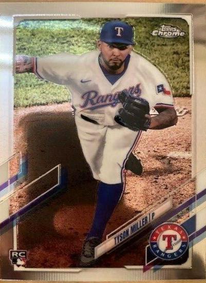 Tyson Miller #USC32 Baseball Cards 2021 Topps Chrome Update