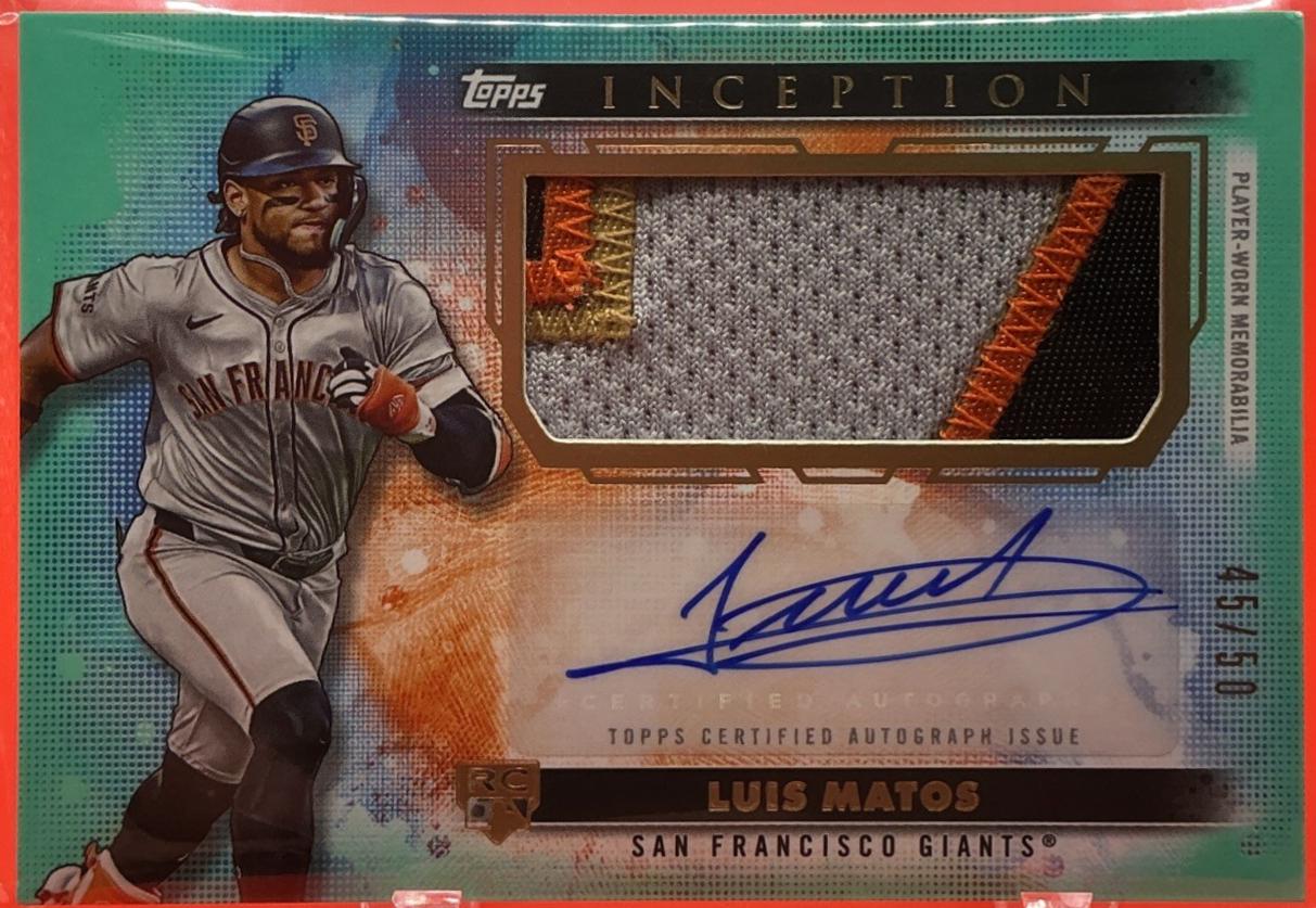 Luis Matos #APC-LM 2024 Topps Inception Autograph Patch Card Baseball