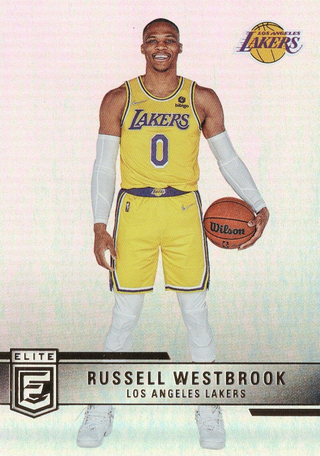 Russell Westbrook #80 2021 Panini Donruss Elite Basketball