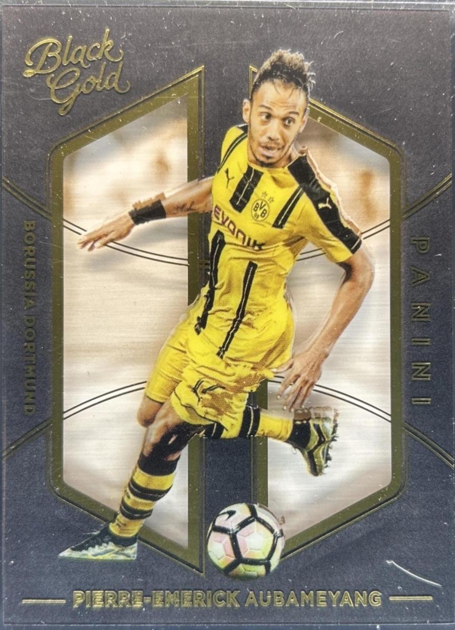 Pierre-Emerick Aubameyang #8 2016 Panini Black Gold Soccer