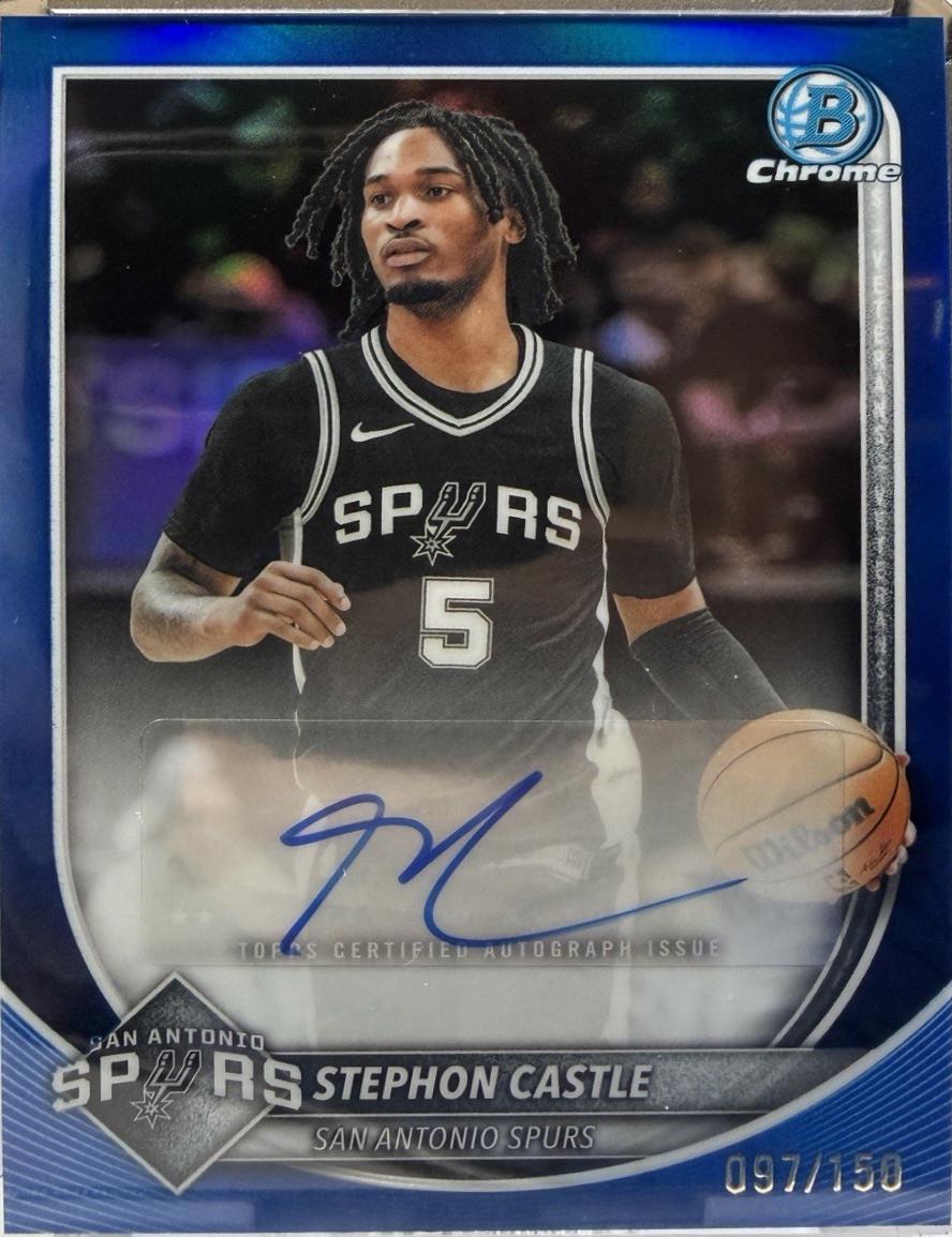 Stephon Castle [Blue Refractor] #BCA-SC Prices | 2025 Bowman