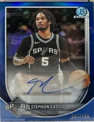 Stephon Castle [Blue Refractor] #BCA-SC Prices | 2025 Bowman