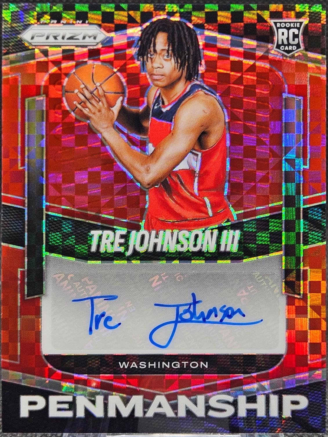 Tre Johnson III #2 Prices | 2025 Panini Prizm Autograph
