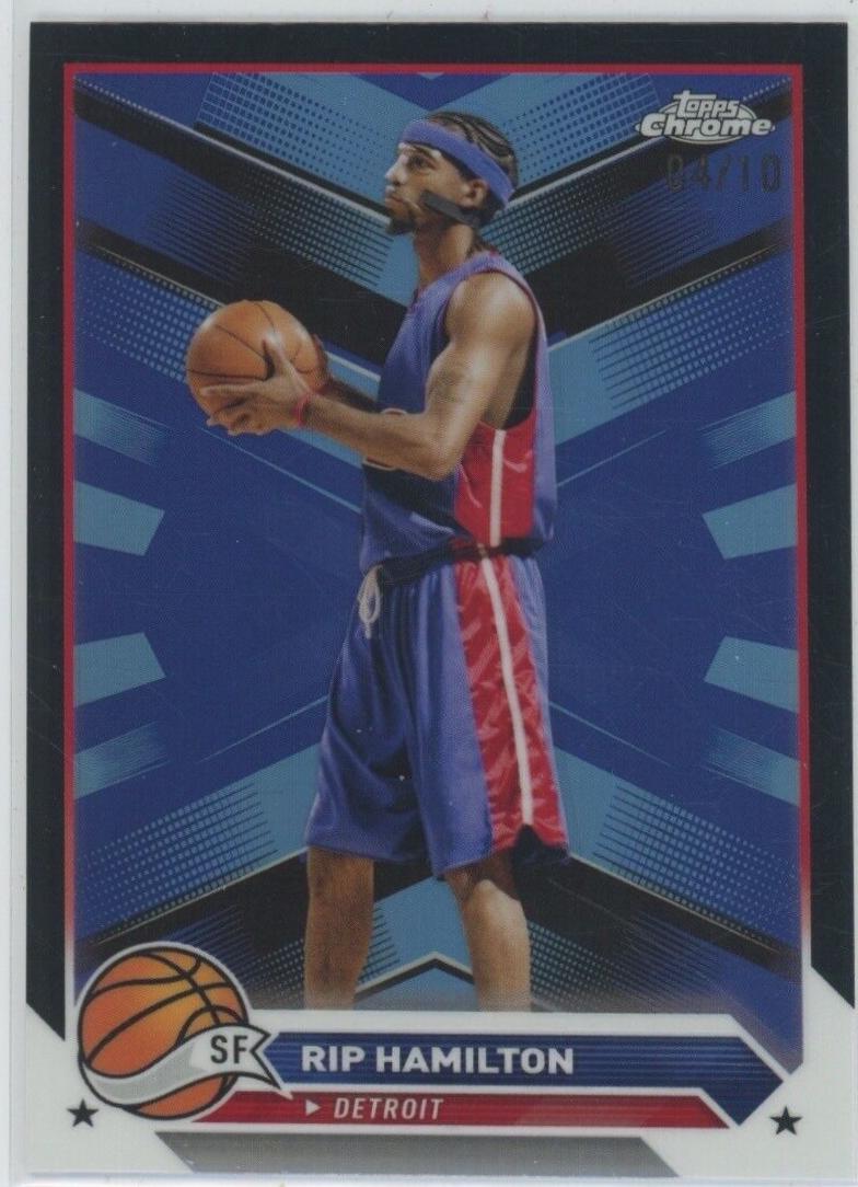 Rip Hamilton [Black Refractor] #109 Prices | 2023 Topps Chrome ...