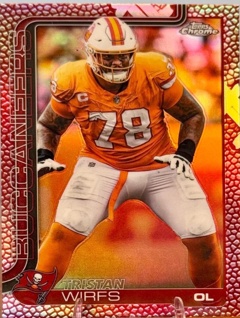 Tristan Wirfs [Leather Refractor] #287