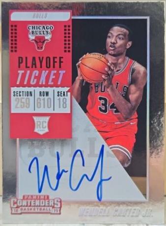 Wendell Carter Jr #114 2018-19 Panini Contenders Basketball