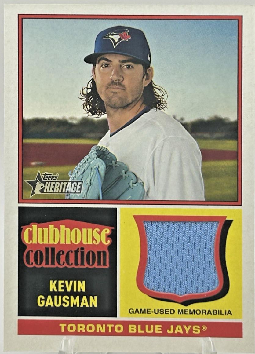 Kevin Gausman #CCR-KG Baseball Cards 2025 Topps Heritage Clubhouse Collection Relic