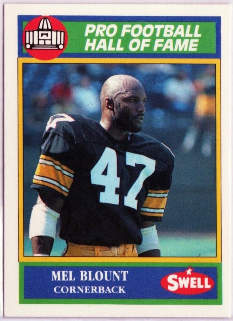 Mel Blount #39 Football Cards 1989 Swell Greats