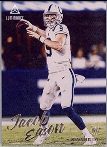 Jacob Eason #208 Football Cards 2020 Panini Chronicles Luminance