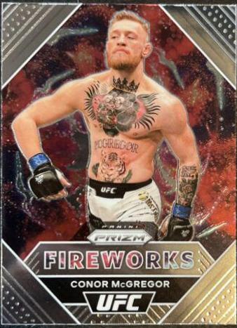 Conor McGregor #1 Ufc Cards 2021 Panini Prizm UFC Fireworks