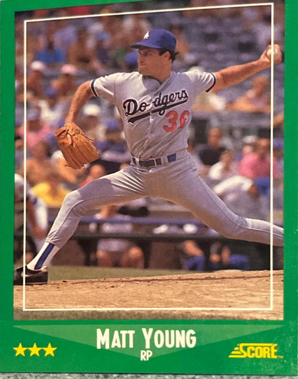 Matt Young #357 Baseball Cards 1988 Score