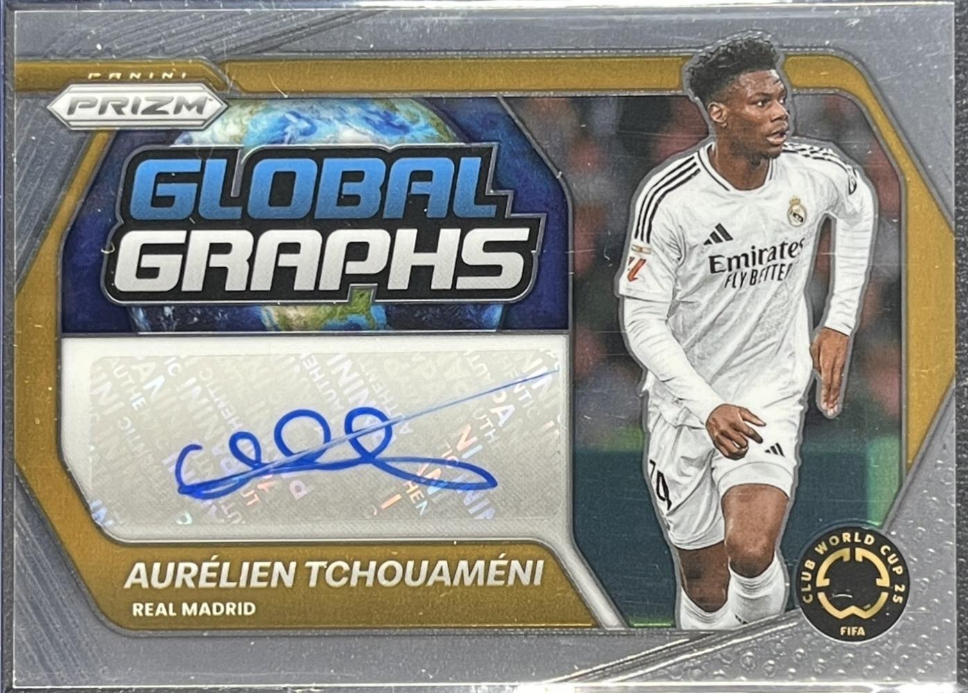 Aurelien Tchouameni #GG-AT 2025 Panini Prizm FIFA Club World Cup Global Graphs