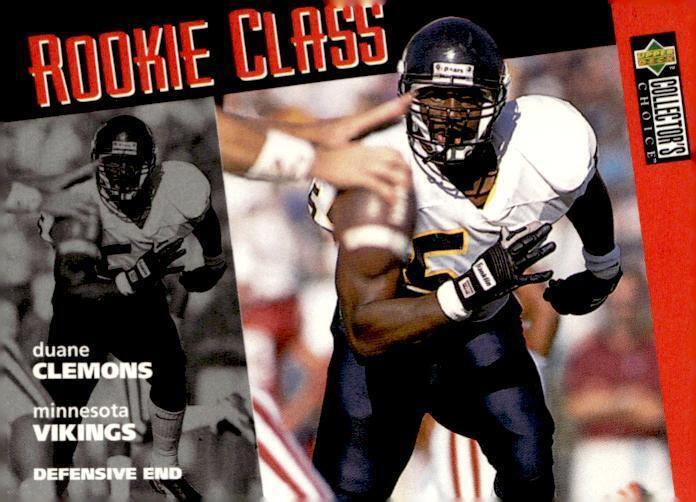 Duane Clemons #14 Football Cards 1996 Collector's Choice