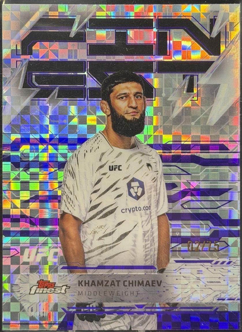 Khamzat Chimaev [Purple Checkerboard Refractor] #260