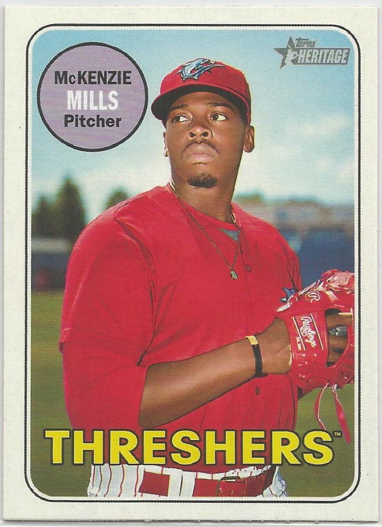 McKenzie Mills #98 2018 Topps Heritage Minors Baseball