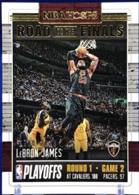 LeBron James #14 Basketball Cards 2018 Panini Hoops Road to the Finals