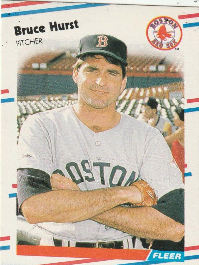 Bruce Hurst #356 Baseball Cards 1988 Fleer