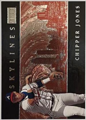 Chipper Jones #8SL Baseball Cards 2000 Skybox Skylines