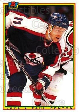 Paul Fenton #139 Hockey Cards 1990 Bowman Tiffany