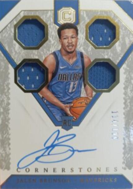 Jalen Brunson [Rookie Autograph Relics] #179