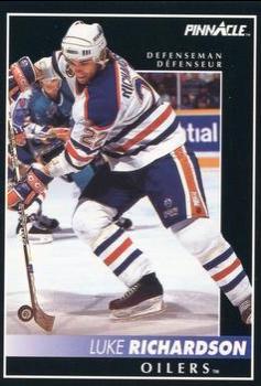 Luke Richardson #41 Hockey Cards 1992 Pinnacle Canadian